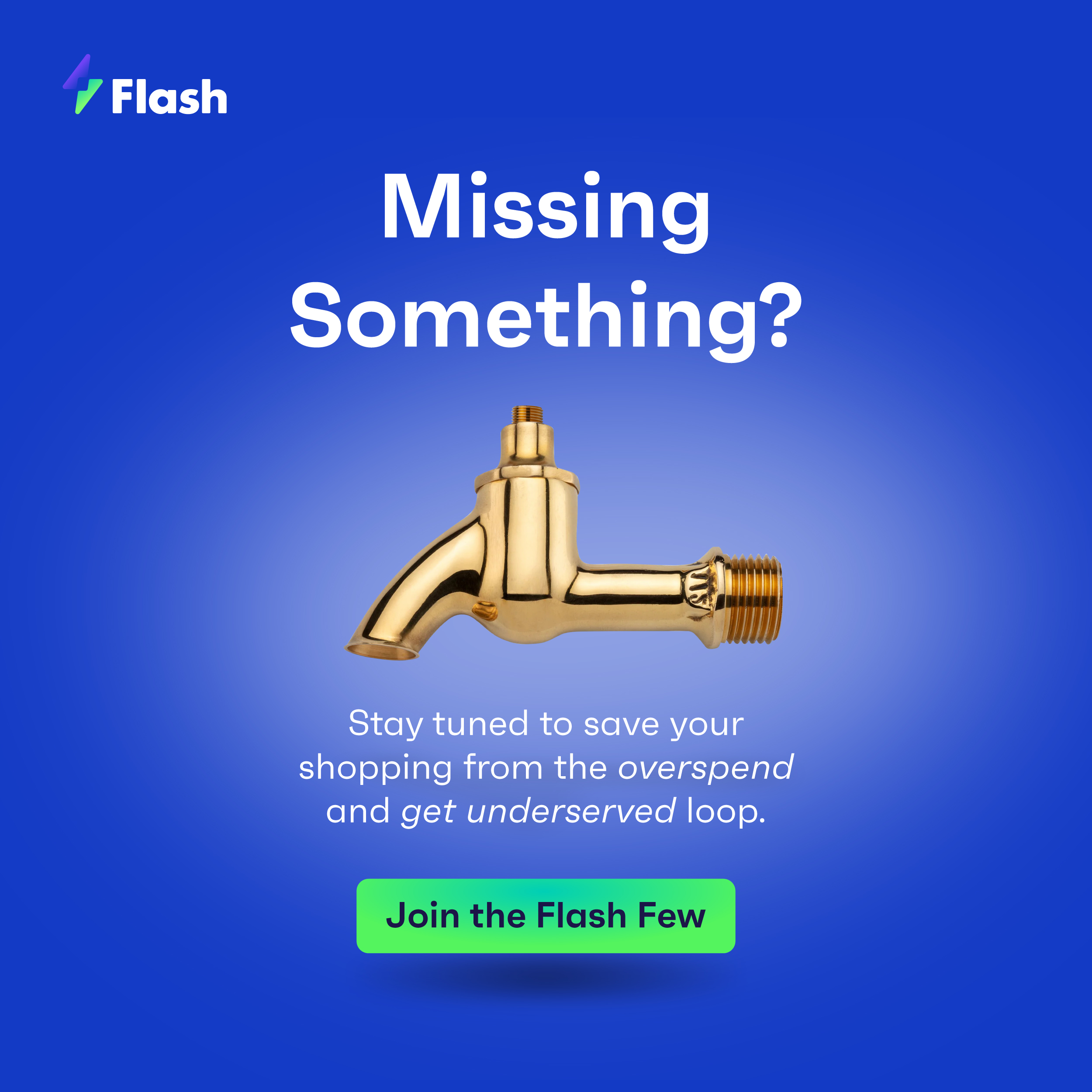Flash AI — Missing Something? Tap